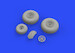 B24 Liberator Wheels (8 spoke front wheel) (Hobby Boss) E632145