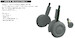 Messerschmitt Bf108 Wheels (Eduard) E632150