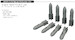 SC50 german WWII bombs (8x) E632170