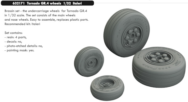 Tornado Gr4 wheels (Italeri)  E632171