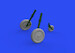 Messerschmitt BF109G-4 Wheels (Revell) E632183