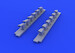 Messerschmitt BF109G-4 Exhaust Stacks (Revell) E632184