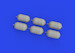 WWII USAAF oxygen tanks G1 (6x) E632201