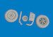 Messerschmitt BF109E Wheels (Eduard) E632202