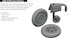 Messerschmitt BF109E Wheels (Eduard) E632202
