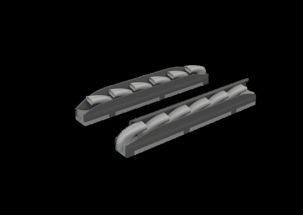 Messerschmitt BF109K-4 Exhaust Stacks (Kotare) E632207