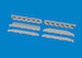 Messerschmitt BF109K-4 Exhaust Stacks (Kotare) E632207