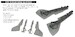 Focke Wulf FW190 Undercarriage Legs (Revell) E632213