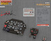 P51D Mustang Löök Instrument Panel and seatbelts (Revell) E634001