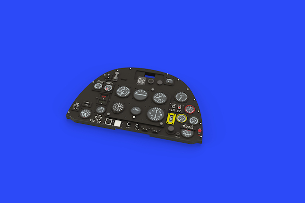 Spitfire MKIX (Late) Löök Instrument Panel and seatbelts (Tamiya)  E634006