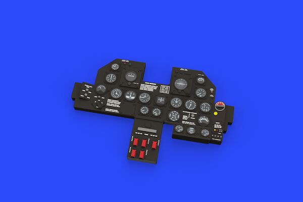 P47D Thunderbolt  Löök Instrument Panel and seatbelts (Eduard/Hasegawa)  E634010