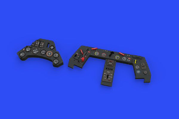 Focke Wulf FW190A-8 Löök Instrument Panel and seatbelts (Revell) E634014