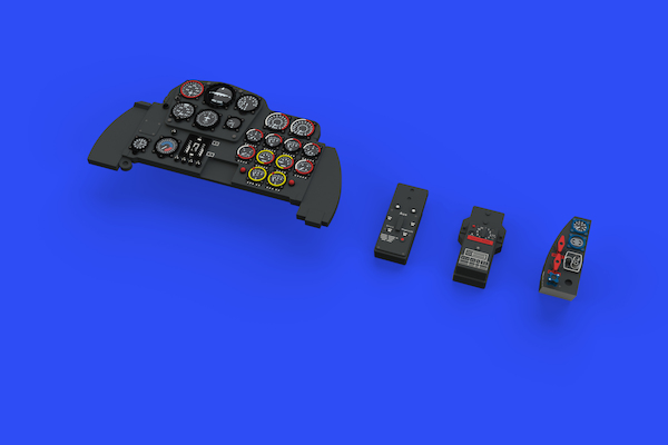 Messerschmitt Me262A  Lk Instrument Panel and seatbelts (Revell)  E634015