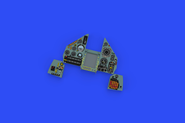 Mirage 2000 Löök Instrument Panel and seatbelts (Kitty hawk)  E634018