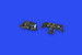 Messerschmit BF109E Löök Plus Instrument Panel and seatbelts, (Eduard) E634021