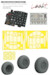 A26B Invader Löök Plus Instrument Panel and seatbelts, Wheels and TFace mask (Hobby Boss) E634023