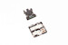 Messerschmitt BF109G-4 Löök  Instrument Panel and seatbelts (Revell) E634030