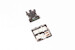 Messerschmitt BF109G-4 Löök  Instrument Panel and seatbelts (Revell) E634030