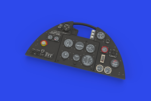 Hawker Hurricane MKIIb Löök Instrument Panel and seatbelts (Revell) E634033