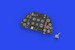Spitfire MKIa Löök + Instrument Panel and seatbelts, wheels, exhaust stack and TFace  (Kotare)  E634040