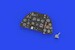 Spitfire MKIa Löök + Instrument Panel and seatbelts, wheels, exhaust stack and TFace (Kotare) E634040