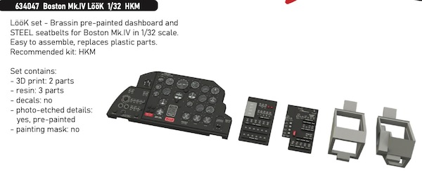 Boston MKIV Löök Instrument Panel and seatbelts (Hong Kong Models) E634047