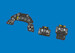 Macchi MC205 Veltro Löök Instrument Panel and seatbelts (Italeri) E634049