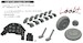 Messerschmitt Bf109G-6 Löök + Instrument Panel and seatbelts, wheels, exhaust stacks, Balance weights (Airfix) E634056