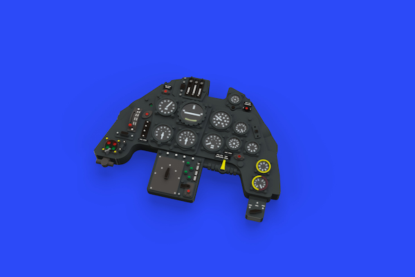 Messerschmitt BF109G-6 Löök Instrument Panel and seatbelts (Tamiya) E644001