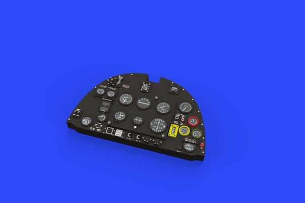 Spitfire MKIX early Löök Instrument Panel and seatbelts (Eduard)  E644007