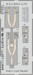 Spitfire MKVIII Löök Instrument Panel and seatbelts (Eduard)  E644017