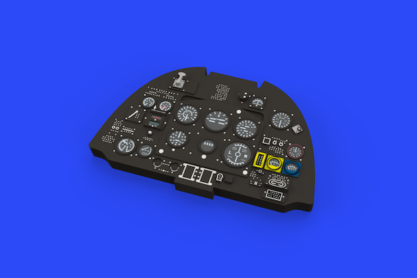 Spitfire MKXIV Löök Instrument Panel and seatbelts (Eduard) E644018