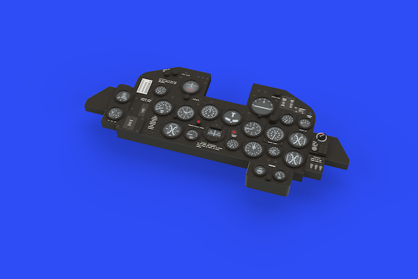 P47D Thunderbolt Razorback Löök Instrument Panel and seatbelts (Tamiya) E644022