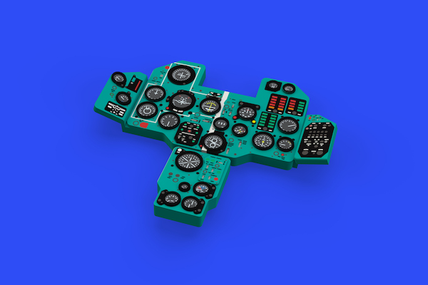 Mikoyan MiG23BN Flogger  Lk Instrument Panel and seatbelts (Eduard/Trumpeter)  E644027