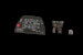 P51D-5 Mustang Löök Instrument Panel and seatbelts (Airfix) E644049