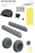 P51D-5 Mustang Löök Instrument Panel + set (Eduard) E644051