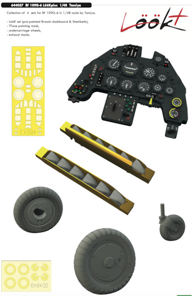 Messerschmitt BF109G-6 Löök + Set (Tamiya) E644057