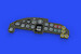 Heinkel He111H-6 Löök Instrument panel and seatbelts(ICM) E644073