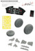 Mikoyan MiG19S Löök plus Instrument panel and seatbelts, wheels, wheelwells and mask (Eduard, Trumpeter) E644074