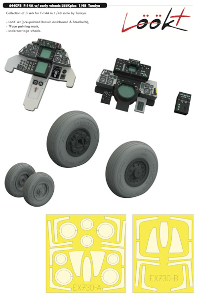 F14A Tomcat Early wheels Wheels (Tamiya) E644078