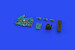 Mikoyan Mig21R Fishbed Löök Instrument Panel and seatbelts (Eduard) E644091