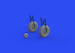 Ilyushin IL2 Löök Plus, (Instrument Panel, wheels, Exhaust stacks, TFace Mask  and seatbelts (Eduard)  E644093