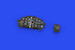 Mikoyan Mig15 Fagot  Löök Instrument Panel and seatbelts (Bronco Hobby 2000) E644094
