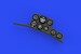 Arado AR234B Löök Instrument Panel and seatbelts (Hasegawa/Hobby 2000) E644126