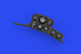 Arado AR234B Löök Instrument Panel and seatbelts (Hasegawa/Hobby 2000) E644126