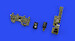 Mitsubishi A6M-2 Zero Löök Instrument Panel and seatbelts (Eduard) E644128