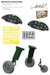 Zlin Z226 Trener Löök Instrument Panel and seatbelts (Eduard) E644132