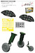 Zlin Z226 Trener Löök Instrument Panel and seatbelts (Eduard) E644132
