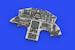 F104S-ASA/M Starfighter Löök Instrument Panel and seatbelts (Kinetic) E644142