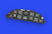 Zlin Z526AFS Akrobat Löök Instrument Panel and seatbelts (Eduard) E644143